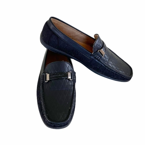 MG Shoes Other - MG Shoes Black Driving Slip-On Men’s Loafers Size 7.5